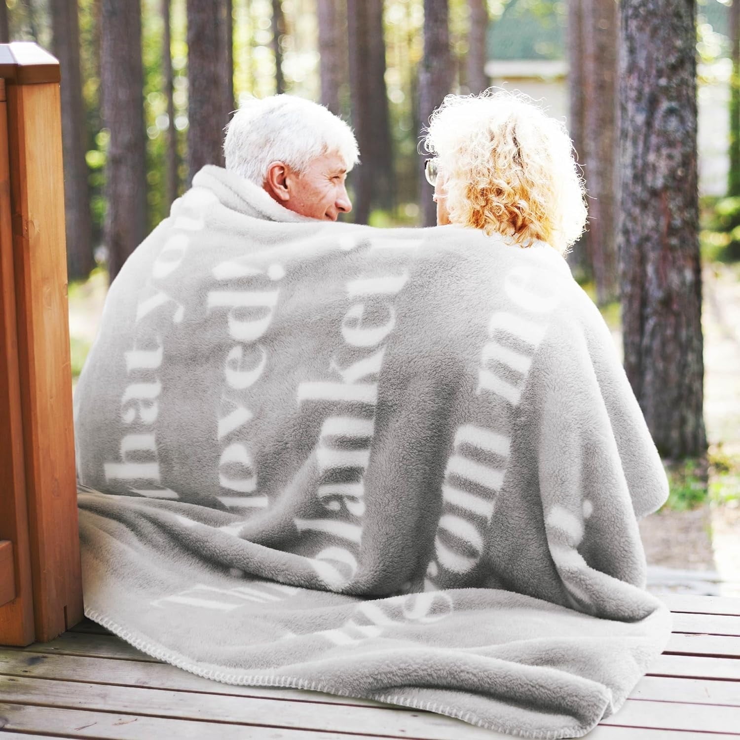 Cozy Comfort Fathers Day Blanket Gift for Dad from Daughter - Warm Words Dad Blanket as Birthday Gift for Men Soft Fleece Blanket Grey 50x60 Inch