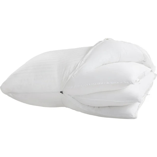 Cozy Comfort Contour Memory Foam Pillows - Cooling Neck Cervical Pillow for Pain Relief, Odorless Ergonomic Memory Foam Pillow Adjustable Orthopedic Bed Pillow for Side,Back&Stomach Sleepers